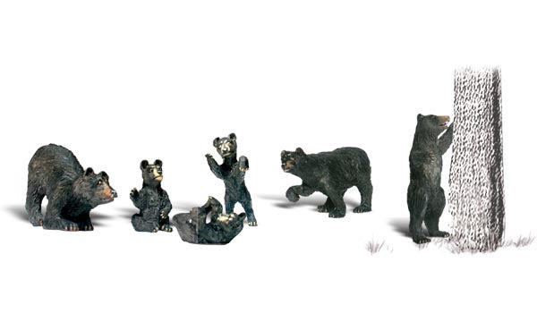 O Woodland Scenics Black Bears