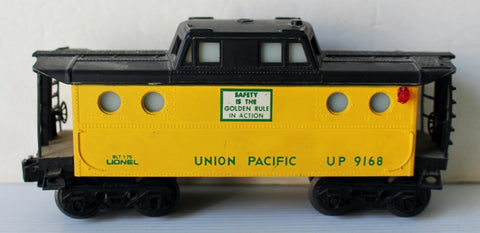 O Lionel Union Pacific Lighted Caboose #9168